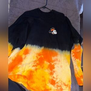 Mickey Mouse Tie-Dye Long Sleeve Shirt